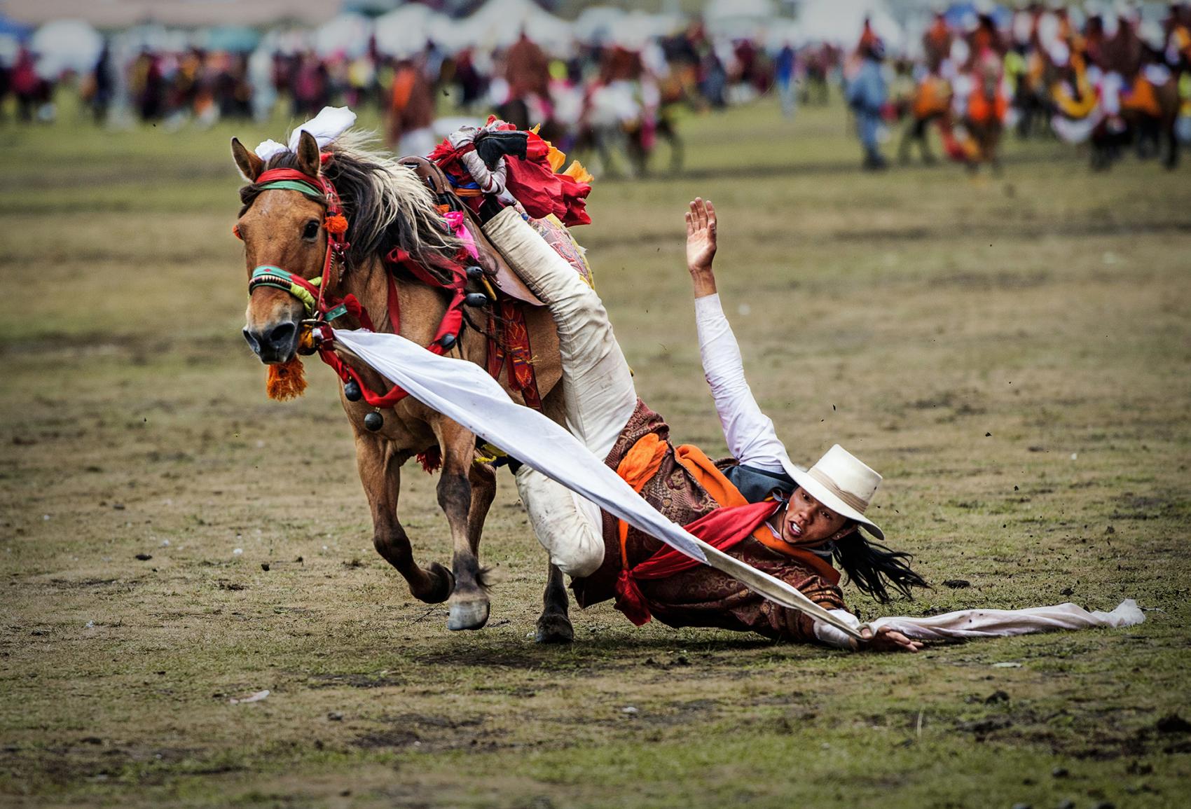 图片描述:                     2018年8月4日摄于四川理塘国际赛马节